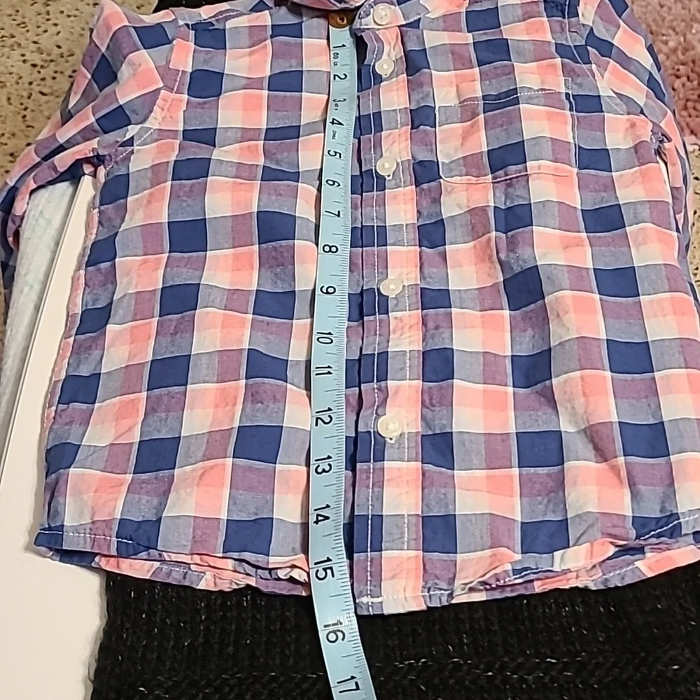 Children's Place boys size 4T Causal Stylish button-down long sleeve shirt EUC